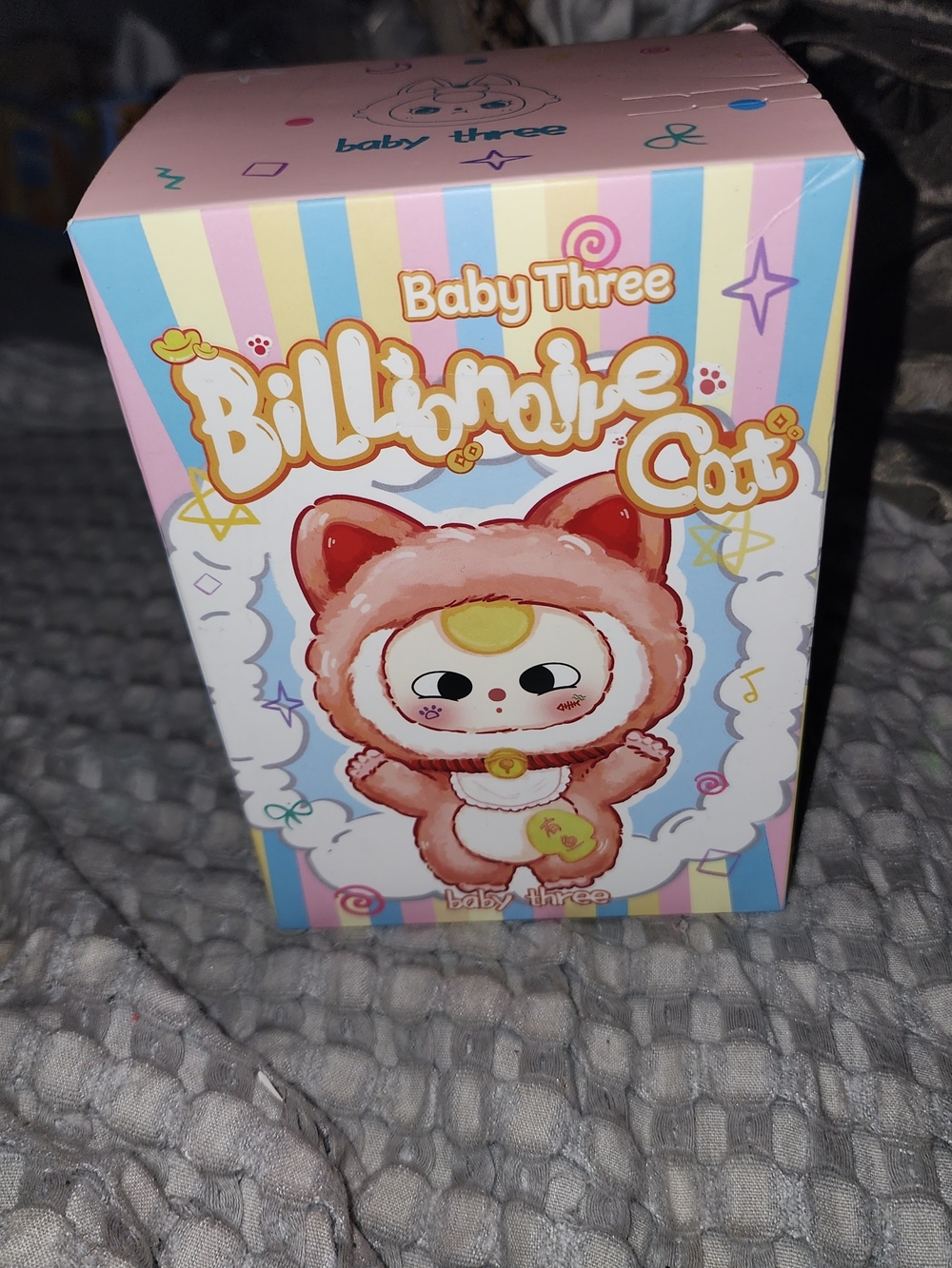 Baby Three Billionaire Cat Plush Box - Blind Box Cute Prosperity Theme